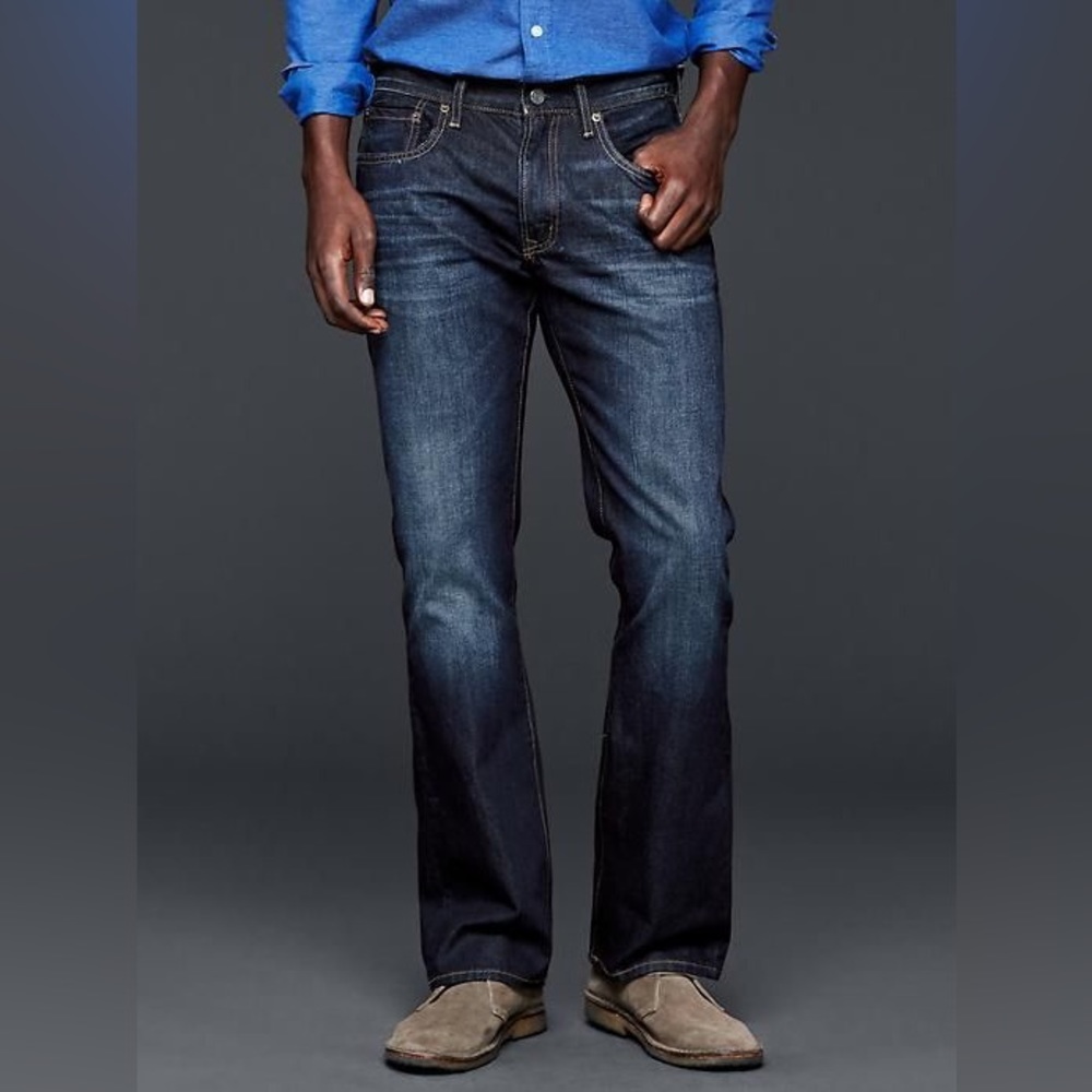 Gap 1969 Boot-Cut Navy Jeans